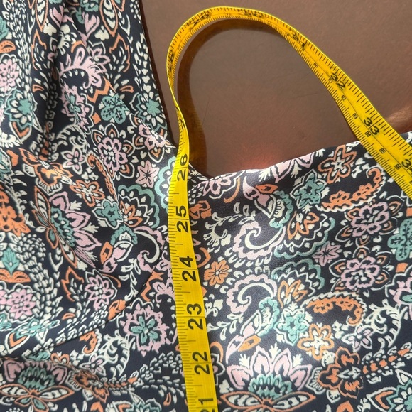 Van Heusen Blue and Red Relaxed Buttoned Blouse - Picture 9 of 11